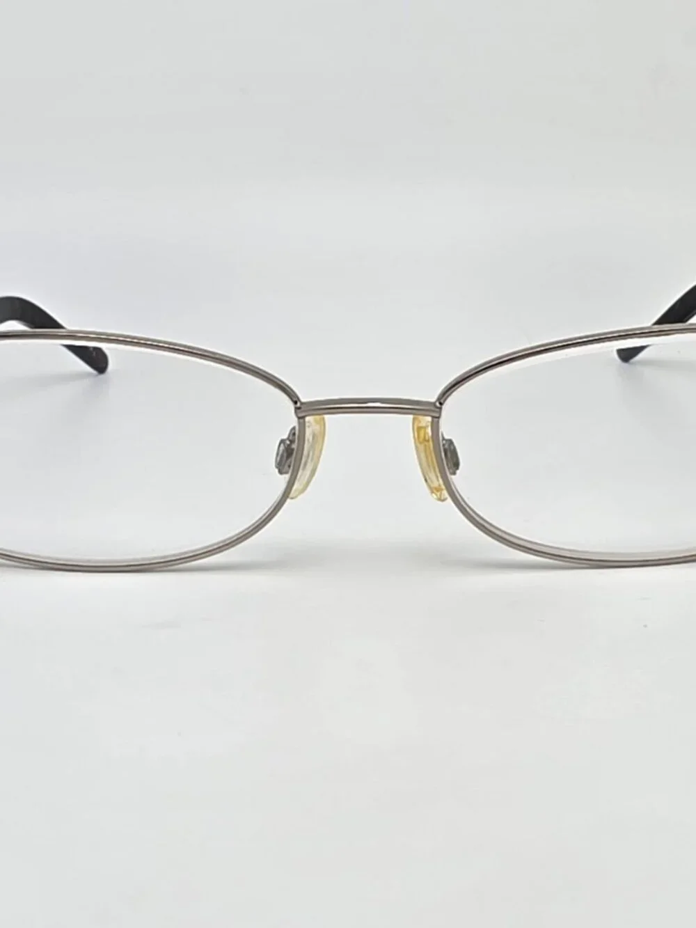 Tura TE202 Silver Black Tortoise Rhinestone Eyeglasses Frame Japan 54-17-135